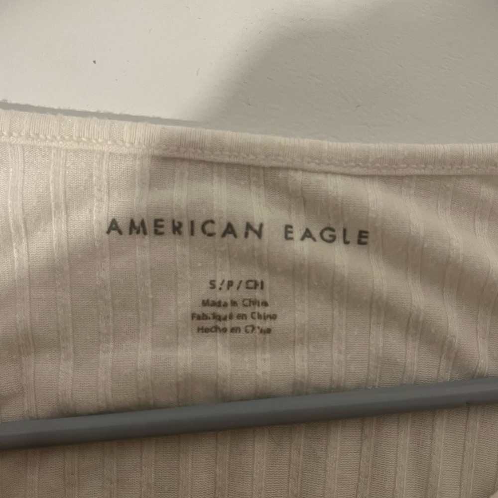 American Eagle Button Crop Top - image 2